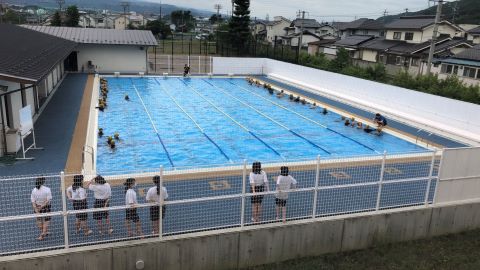 220705 今日の１枚（水泳授業開始）